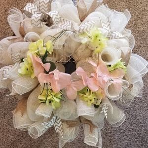 Spring/Summertime 'Welcome' Wreath